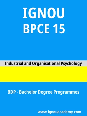 BPCE 15 Solved Assignment
