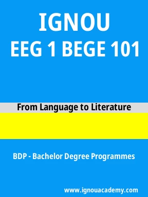 EEG 1 BEGE 101 Solved Assignment