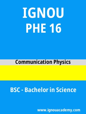 PHE 16 Solved Assignment