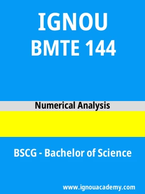 BMTE 144 Solved Assignment