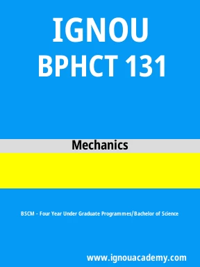 BPHCT 131 Solved Assignment