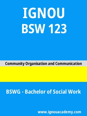 BSW 123 Solved Assignment