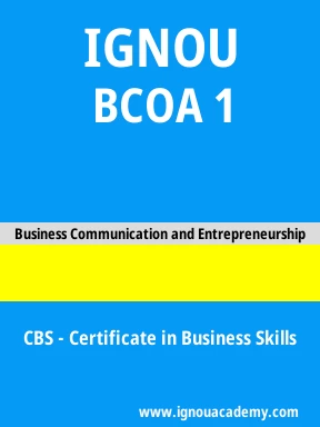 BCOA 1 Solved Assignment