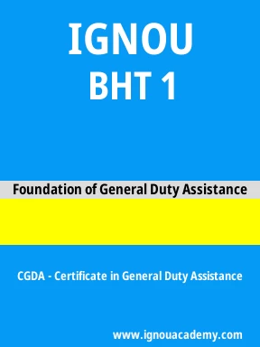 BHT 1  Solved Assignment