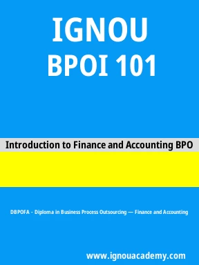 BPOI 101 Solved Assignment
