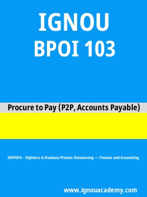 BPOI 103 Solved Assignment