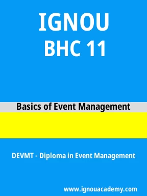 BHC 11 Solved Assignment