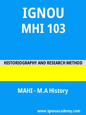 MHI 103 Solved Assignment