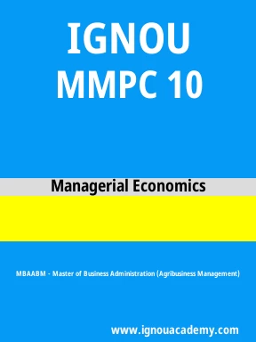 MMPC 10 Solved Assignment