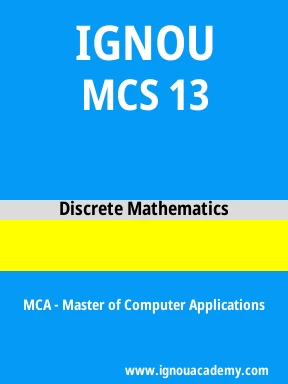 MCS 13 Solved Assignment