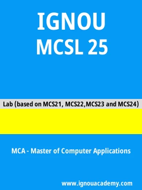 MCSL 25 Solved Assignment