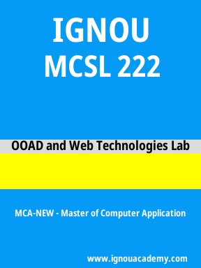 MCSL 222 Solved Assignment