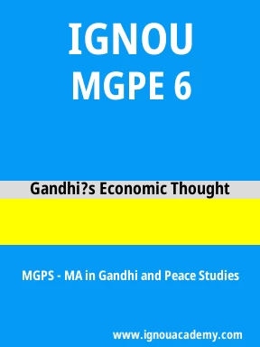 MGPE 6 Solved Assignment