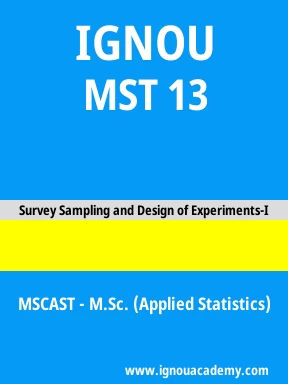 MST 13 Solved Assignment