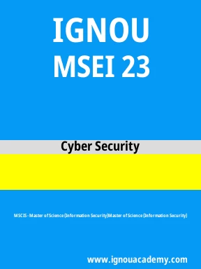 MSEI 23 Solved Assignment