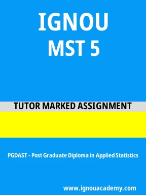 MST 5 Solved Assignment