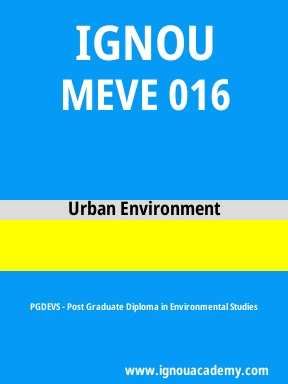 MEVE 016 Solved Assignment